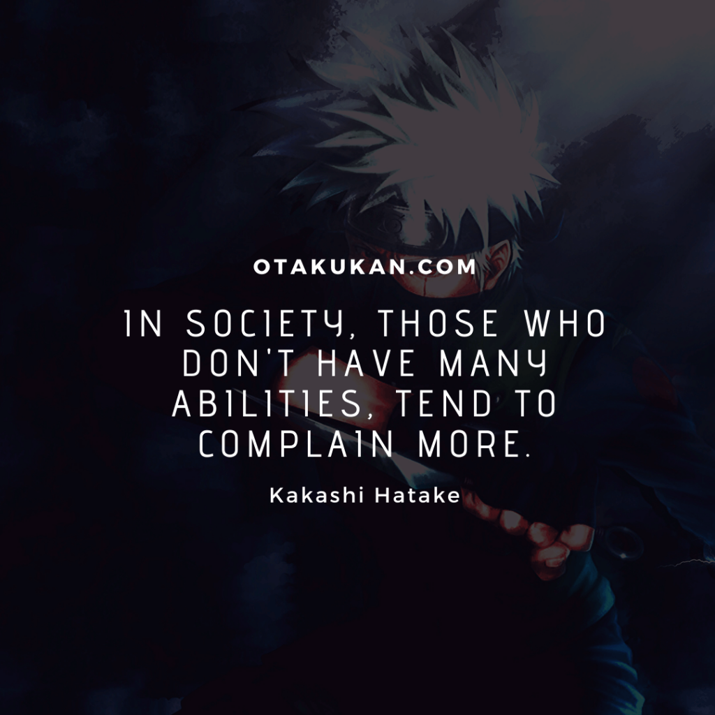 Hatake Kakashi Quotes