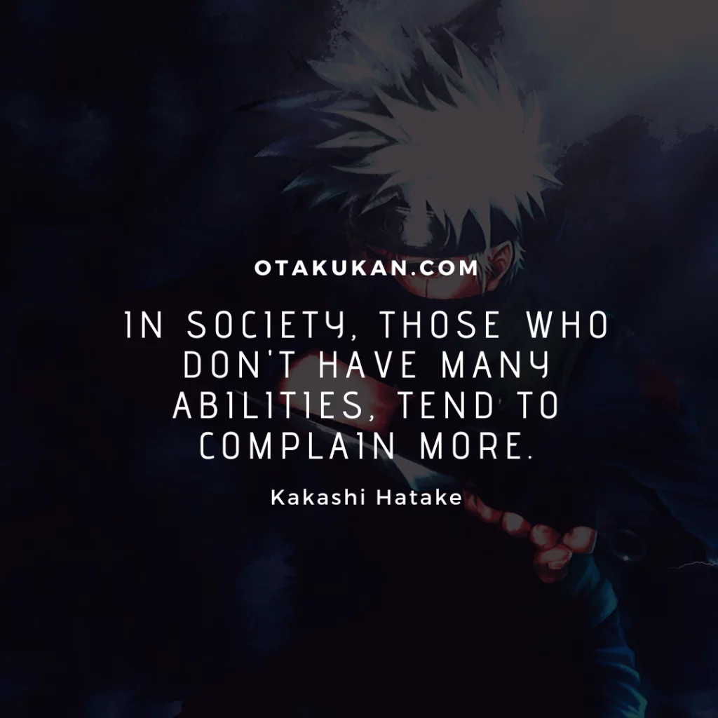 Hatake Kakashi Quotes