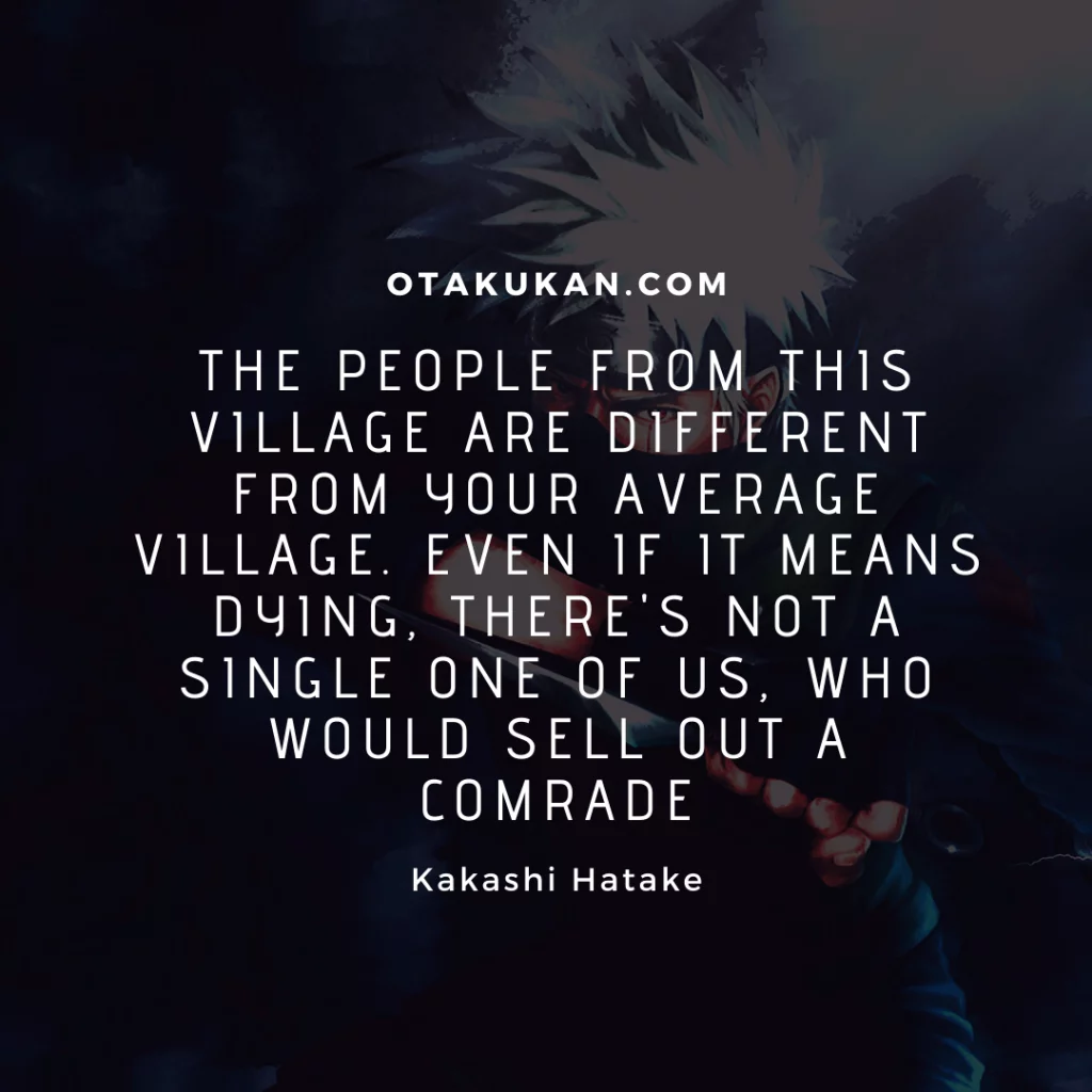 Best Kakashi Hatake Quotes