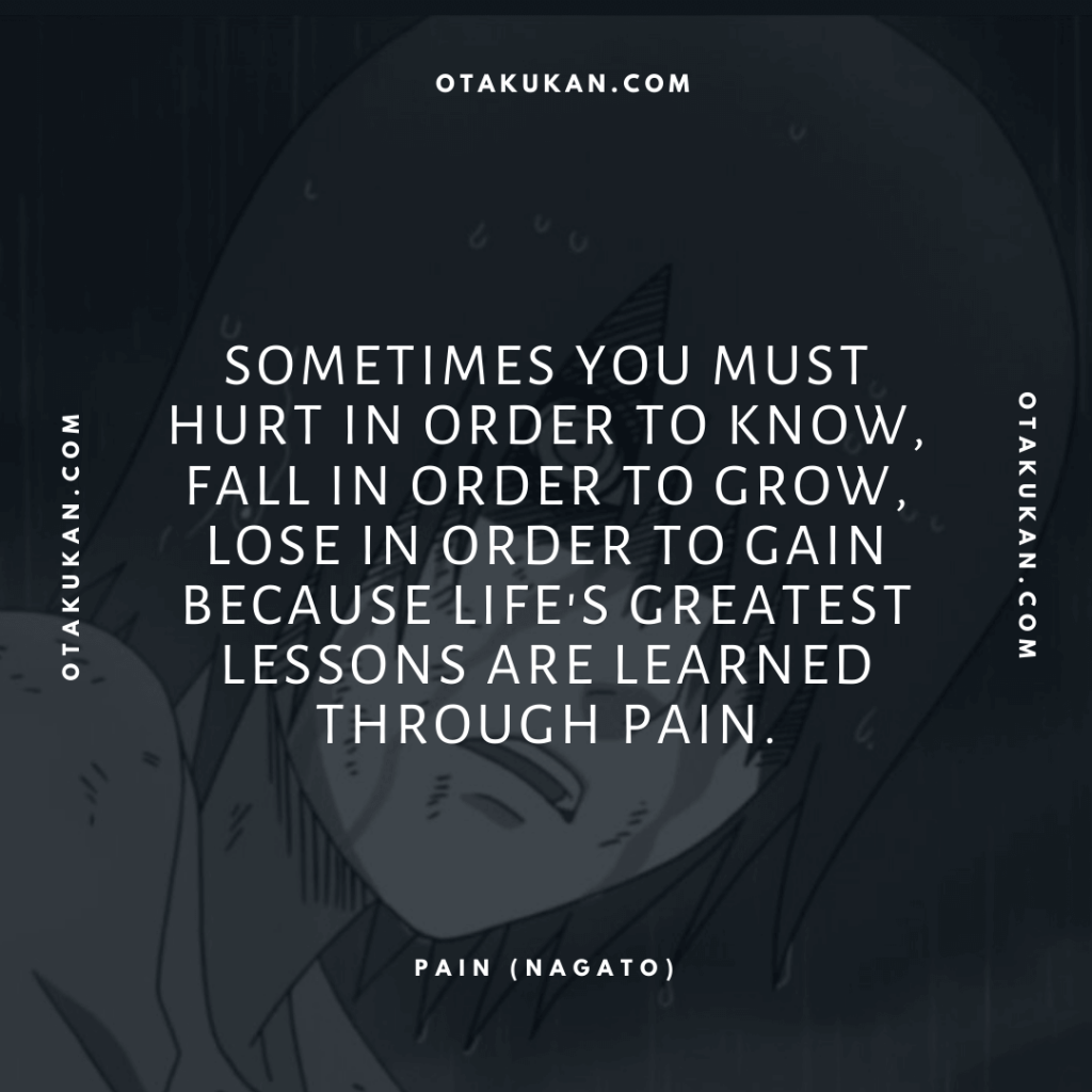Pain Quote Naruto
