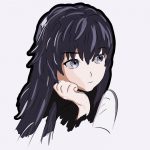 Anime Girls With Black Hair