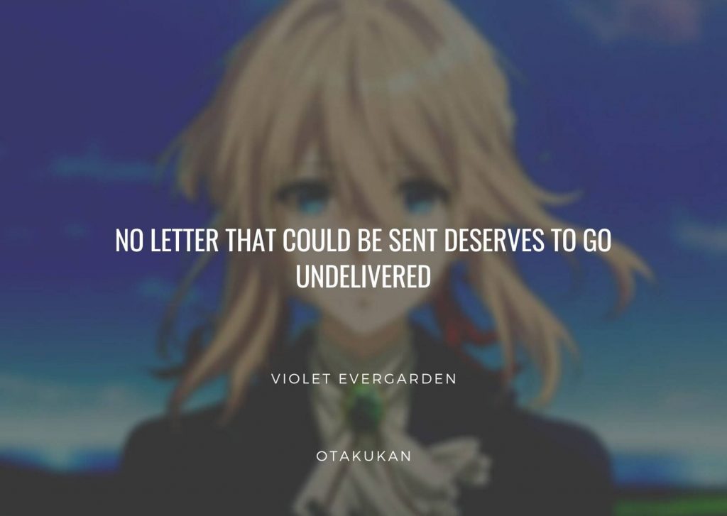Quotes From Violet Evergarden