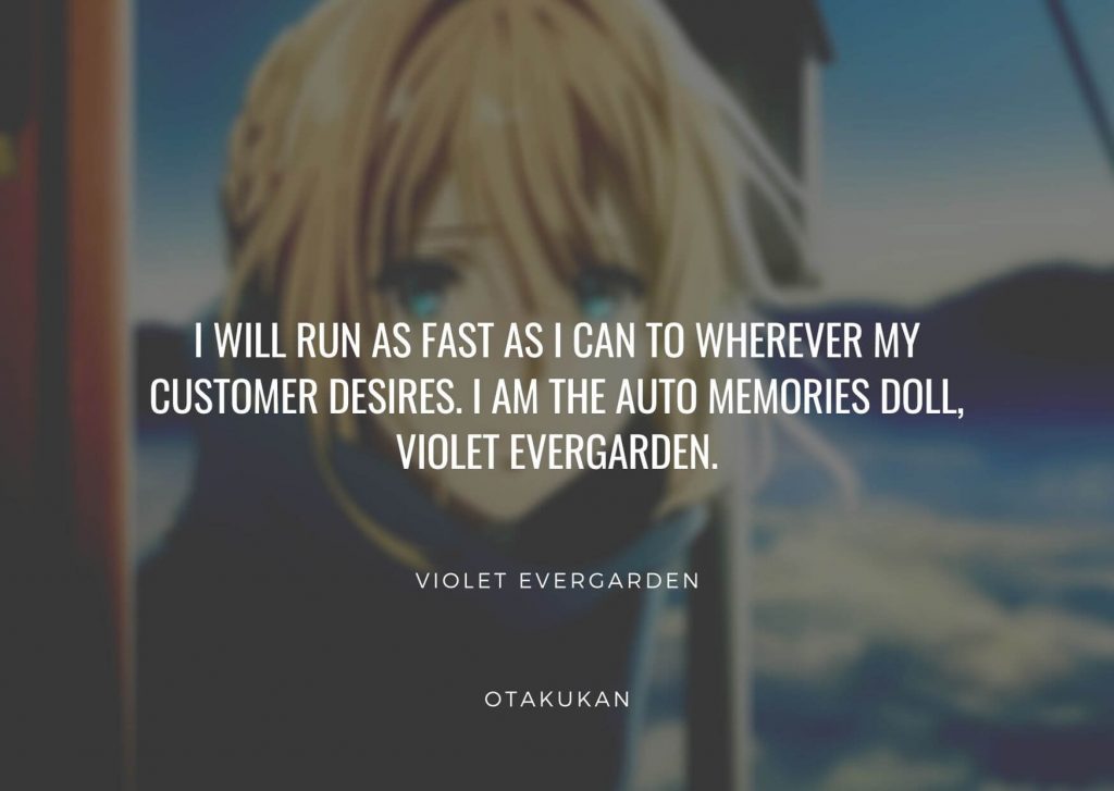  Violet Evergarden Quotes