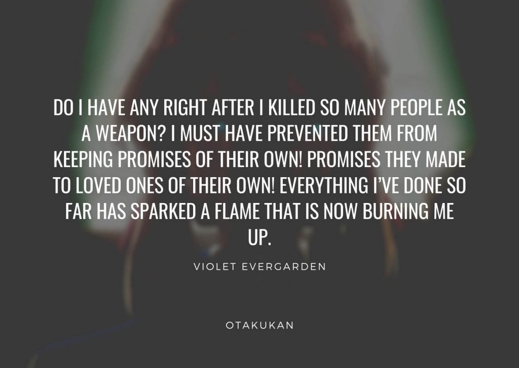 Violet evergarden Quotes