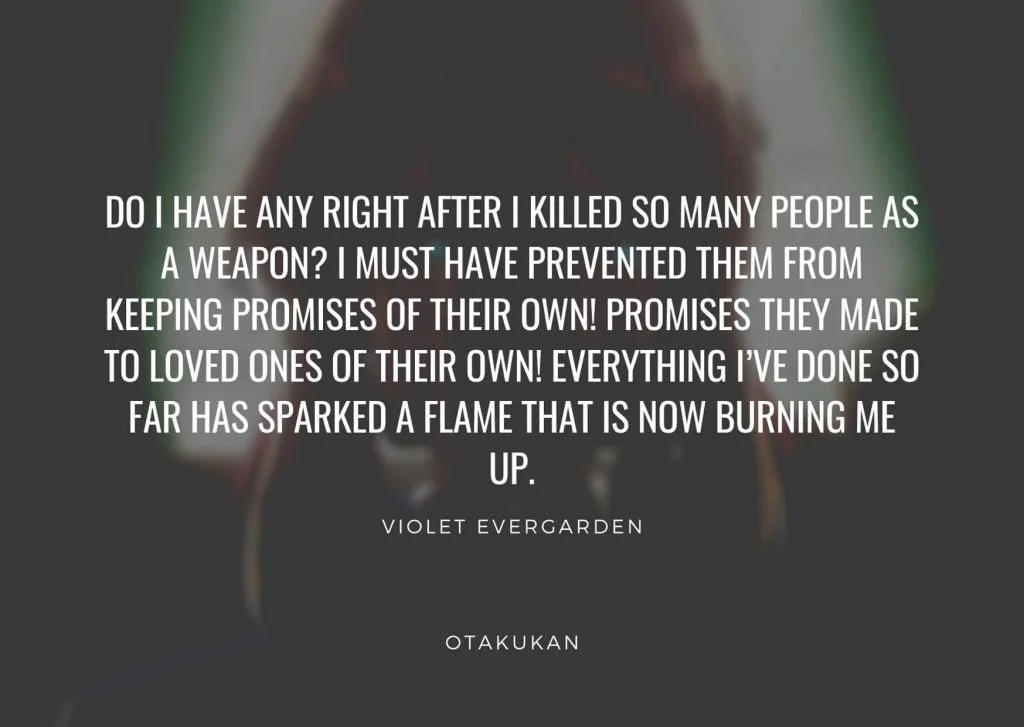 Violet evergarden Quotes