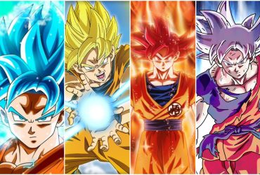 Goku all Transformations! in Dragon Ball