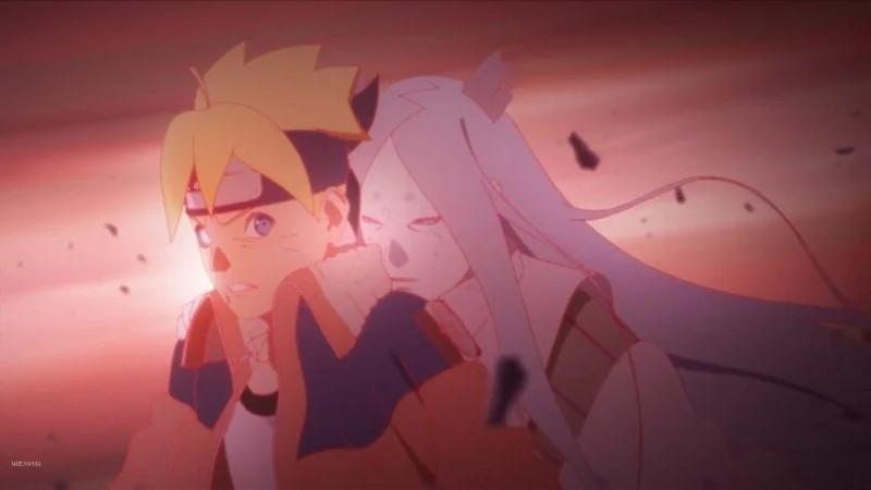 Momoshiki gave Boruto Karma