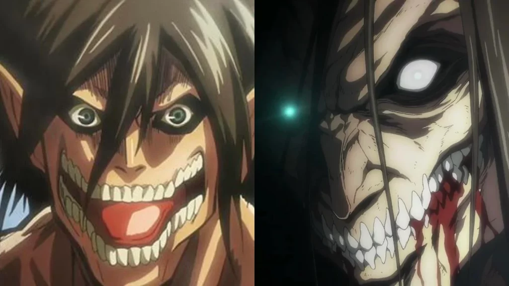 Eren's Titan form has a Nictitating membrane