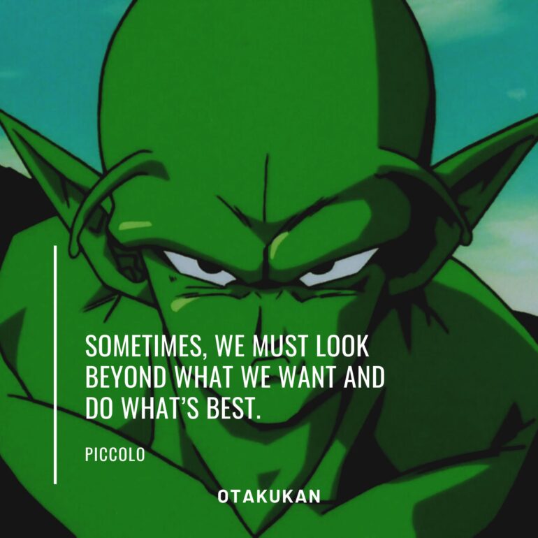 Best Piccolo Quotes from Dragon Ball OtaKuKan