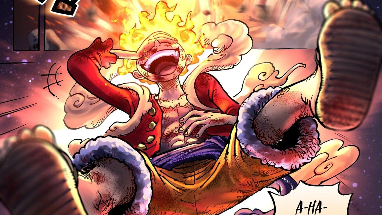 One Piece Neues Artwork zeigt Ruffy in seiner Gear 5Form OtaKuKan