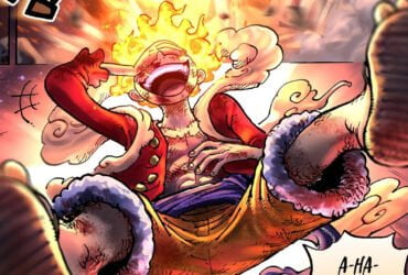 One Piece New artwork shows Luffy in his Gear 5 form