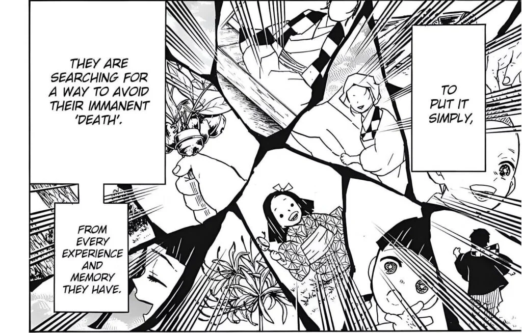 Chapter 39 flashbacks which briefly show Spider Lily