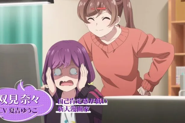 A Mangaka’s Weirdly Wonderful Workplace Anime Sets October 6 Premiere, Reveals New Key Visual and Cast