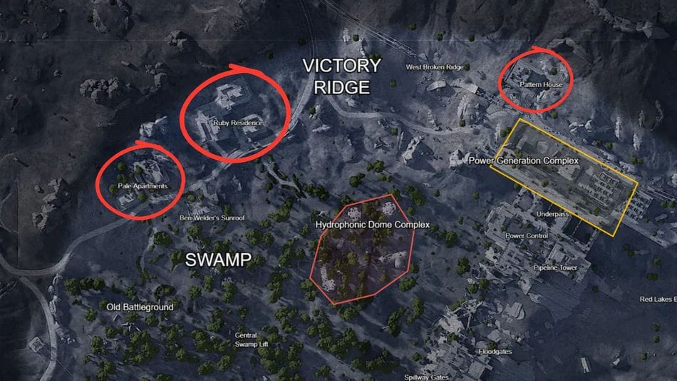 Residential areas in Dam Battlegrounds in ARC Raiders.